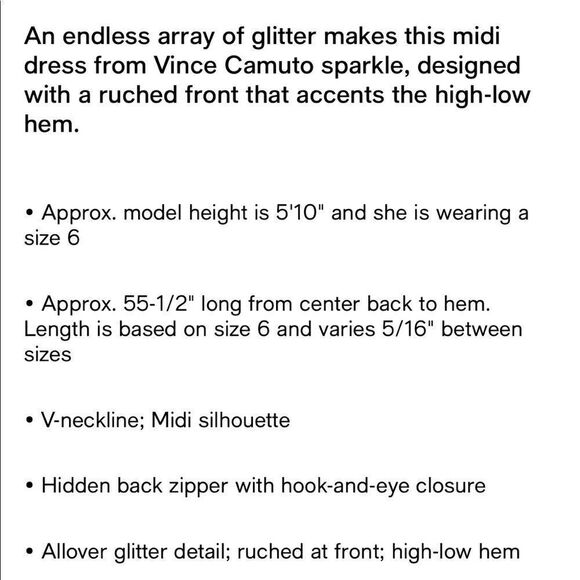 VINCE CAMUTO Women’s Gray Ruched Sleeveless V Neck Midi Evening Dress in Size 8 - Picture 12 of 13